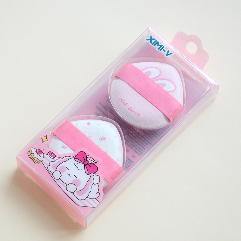 Cute Bunny Series Thicken Air Cushion Puff 2 PCS (Waterdrop Shape)