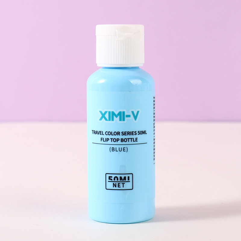 Travel Color Series 50ml Flip Top Bottle (Blue)