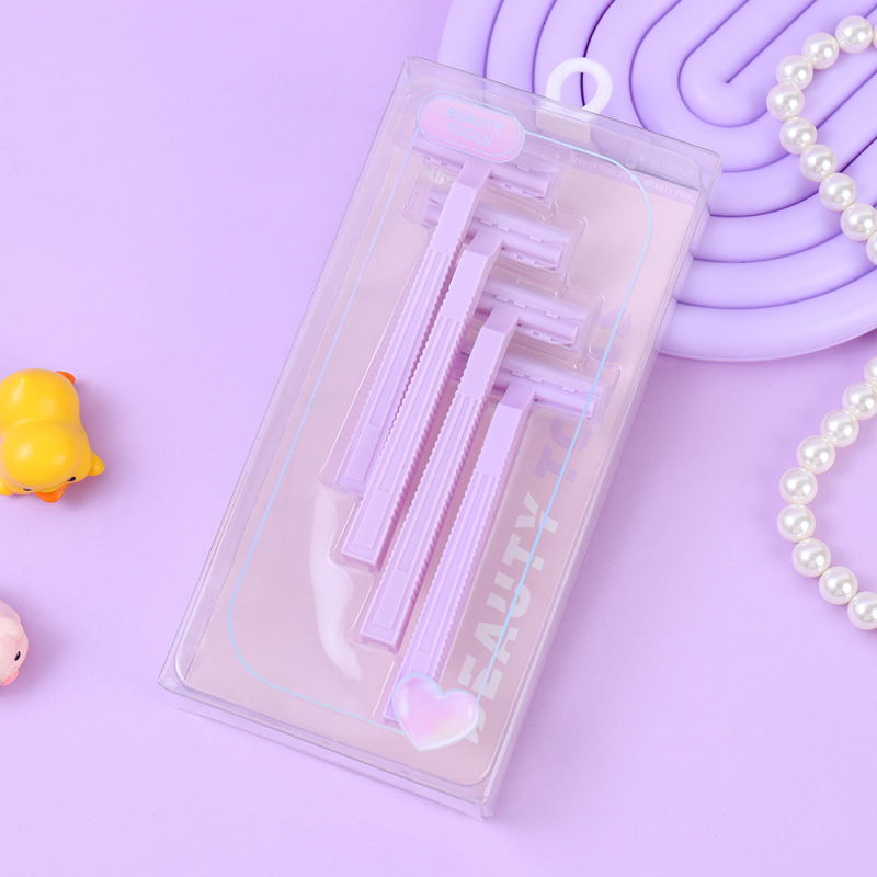 Purple Series Comfortable Non-slip Razors (4PCS)