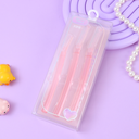 مجموعة أدوات تشذيب الحواجب من سلسلة بيربل (شفرتان كبيرتان + شفرة واحدة صغيرة)