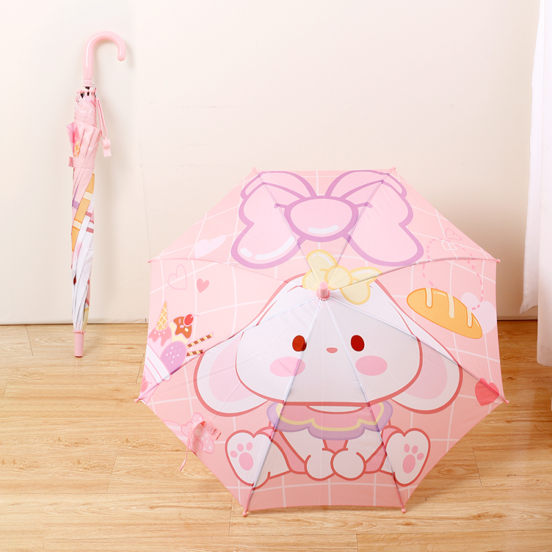 Dessert Series Long Handle Umbrella for Kids (Pink)