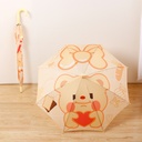 Dessert Series Long Handle Umbrella for Kids (Yellow)