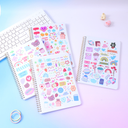 كتابات ملونة مبطنة دفتر دوامة B5