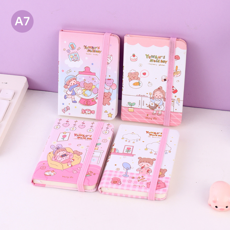 Beautiful Holiday Binding Hardcover Notebook A7