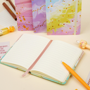 Gradient Color Lined Hardcover Notebook A6