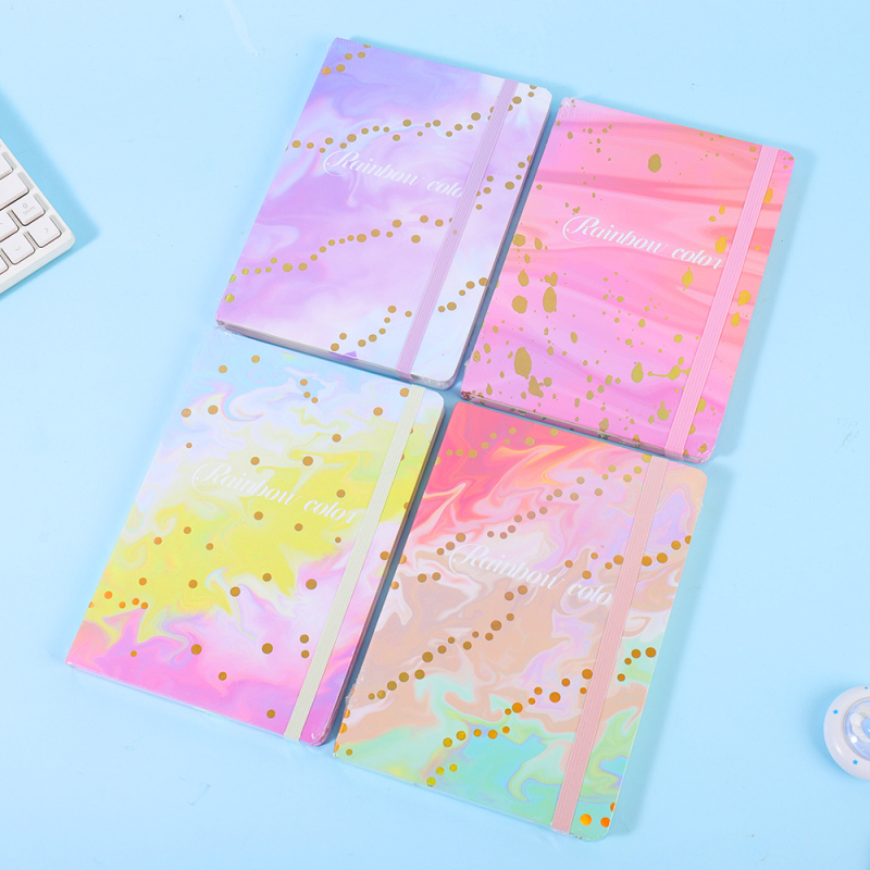 Gradient Color Lined Hardcover Notebook A5