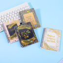 Stylish Gilding English Lined Spiral Notebook A6