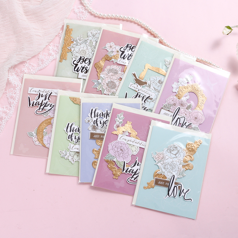 بطاقة معايدة رائعة للحرف اليدوية (1706)