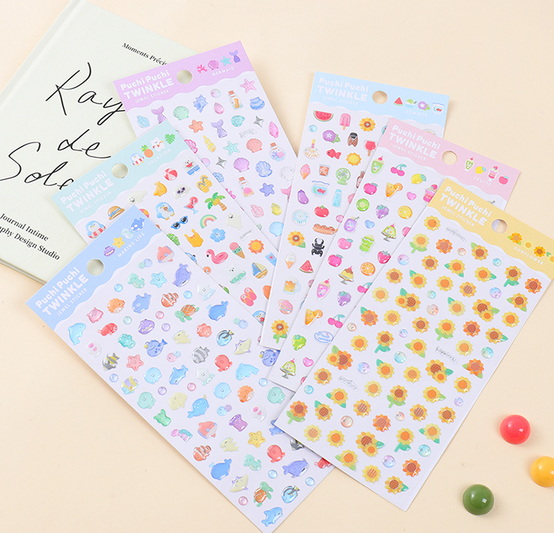 Cute Style Mini Crystal Stickers