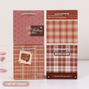 Brown Plaid Gift Bag (S)