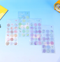 Exquisite Fire Paint Stamp Stickers CY004
