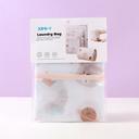 Starry Sky and Bear Series Laundry Bag (L) (White)