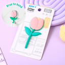 Tulip Creative Hook Fridge Magnet (Pink)