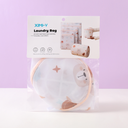 Starry Sky and Bear Series Bra Laundry Bag (White)