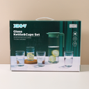 Simple Kettle&Cups Set 5 PCS (Green)