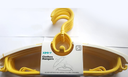 5PCS Extendable Plastic Clothes Hangers (Yellow)