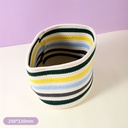 Assorted Colors Small Cotton Rope Storage Bucket
