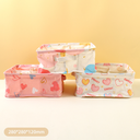 Dream Love Circle Series Square Fabric Storage Organizer with 9 Compartments