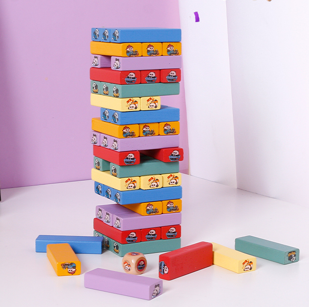 Rake Teacher Mr.PA- Cartoon Jenga