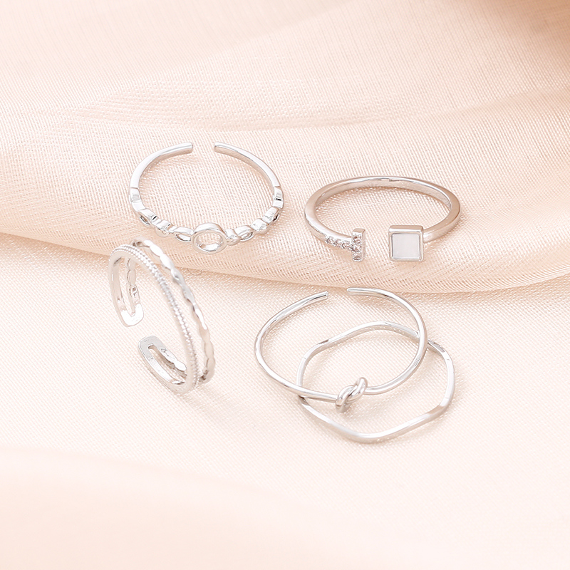Plain rings set 5