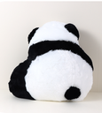 Funny Panda Back Throw Pillow