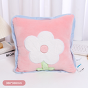 Sweet Flowers Throw Pillow (Pink)