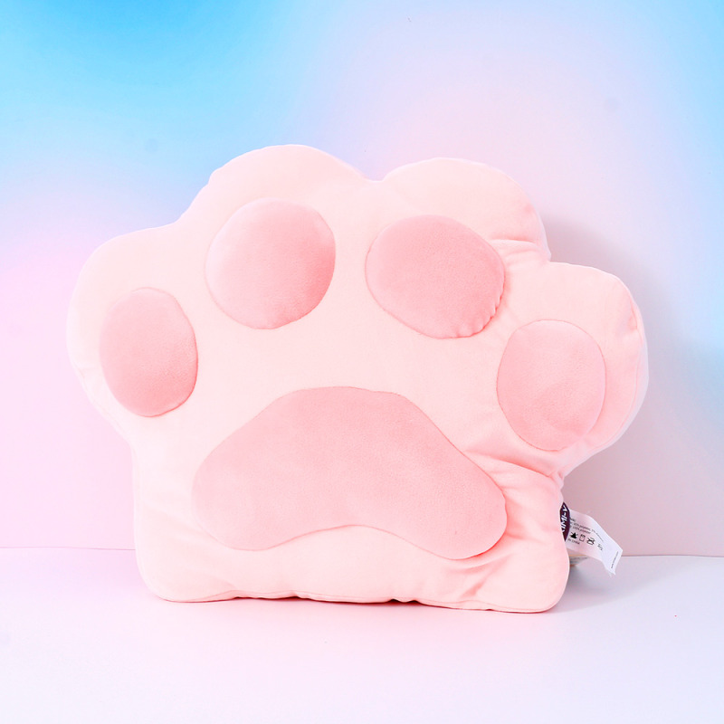 Cute Meat Ball Cat Claw Pillow (Pink)