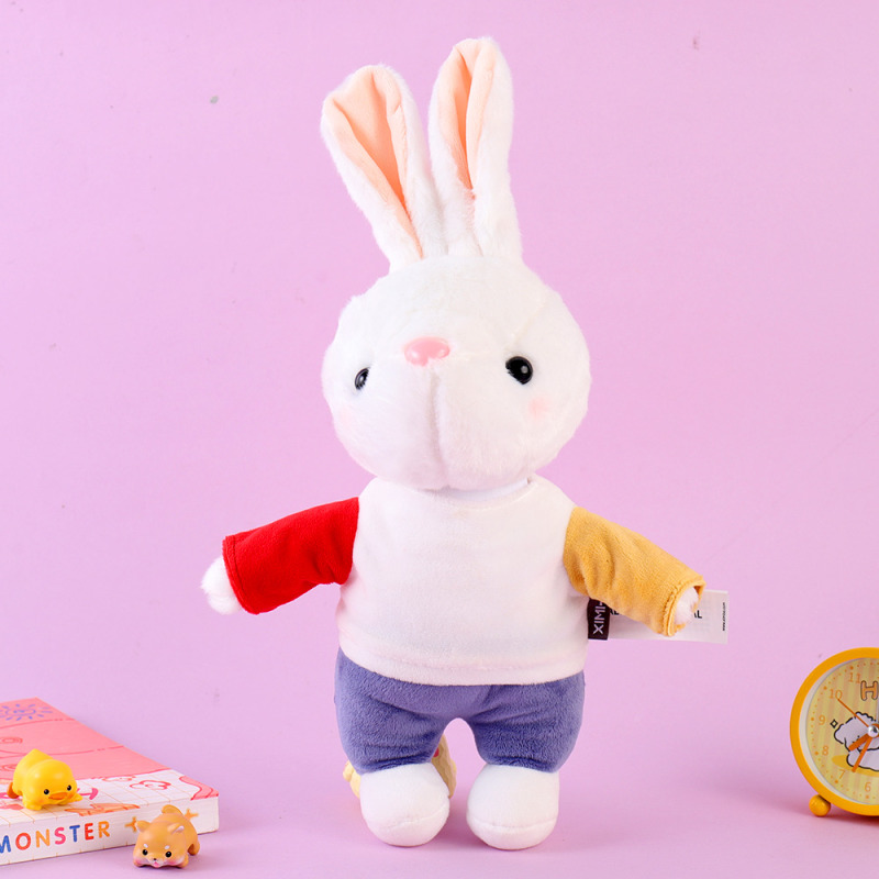 Casual Long Ears Bunny Plush Doll (S) (28cm)