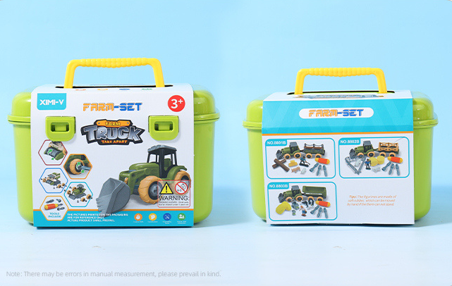 Detachable Farm Truck Carrying Grain Toy Set