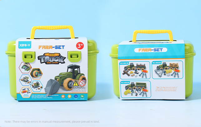 Detachable Farm Truck Carrying Animal Toy Set