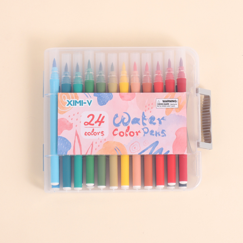 24 Colors Water Color Pens