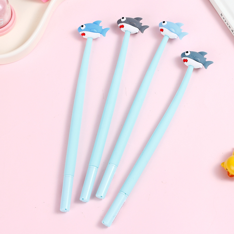 Cute Shark Wiggle Gel Pen Black 0.5mm