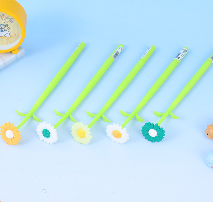 Mystery Daisy Wiggle Gel Pen Black 0.5mm