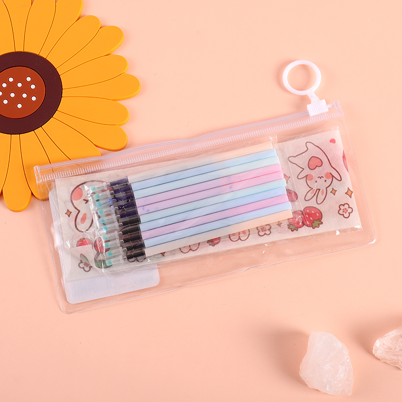 Blue and Black Gel Pen and Refills Set 0.5mm