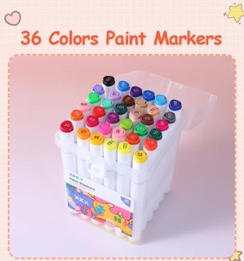 36 Colors Water-Based Paint Markers