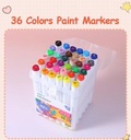 36 Colors Water-Based Paint Markers