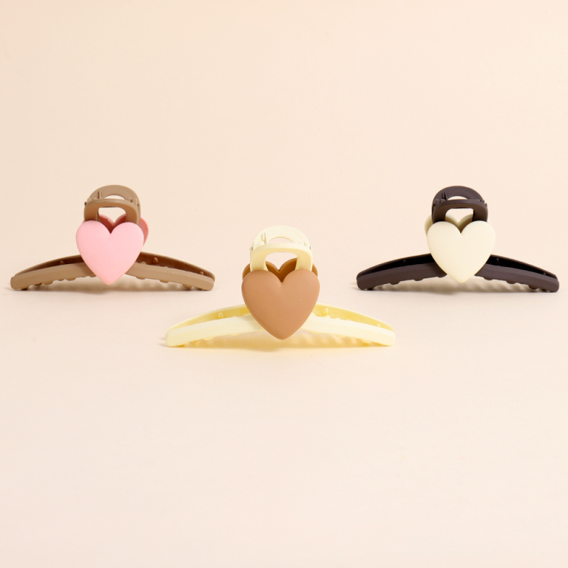 Milk Coffee Series Dull Polished Accessories Claw Clip #4