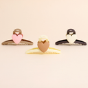 Milk Coffee Series Dull Polished Accessories Claw Clip #4