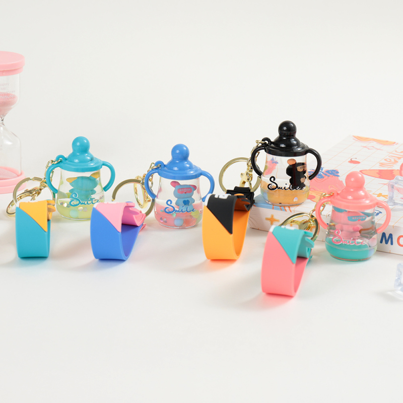 Strive Rabbit Series Liquid Tea Cup Keychain