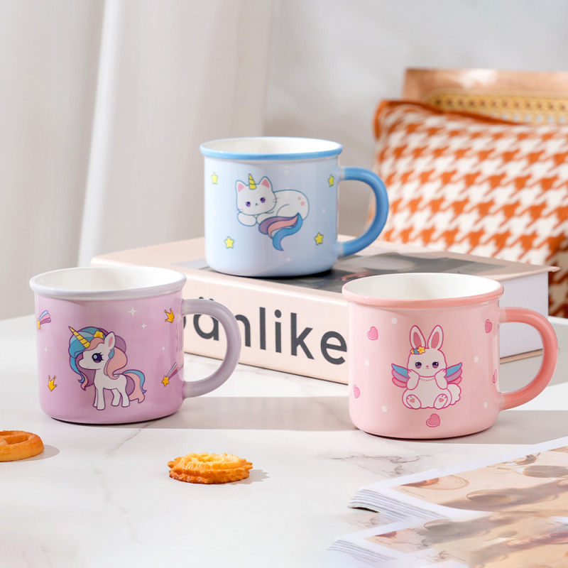 300ml10.1fl.oz. Starlight Family Creative Ceramic Cup