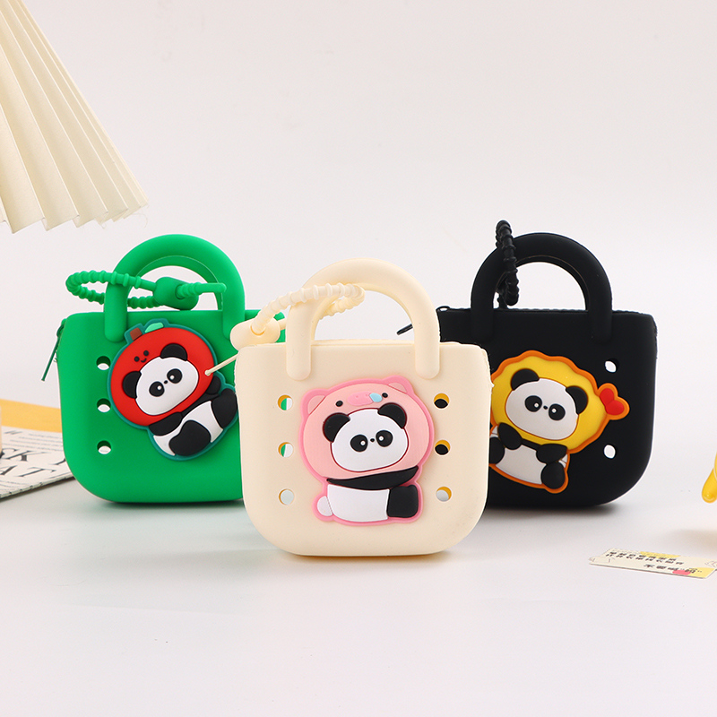 Panda Cave pocket coin wallet