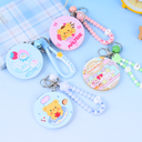 سلسلة الحلوى مرآة محمولة مستديرة جميلة