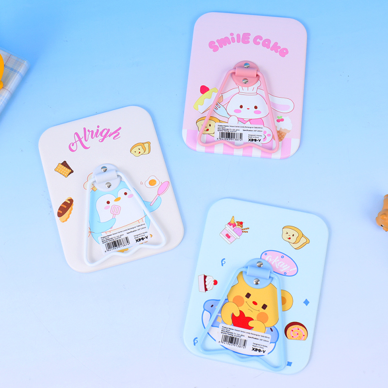 Dessert Series Lovely Rectangular Table Mirror with Stand