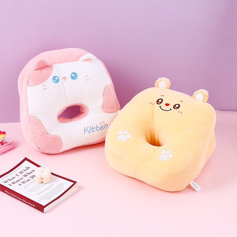 Cartoon animal nap pillow