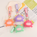 Braided little monster keeps coin purses