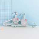 Plastic impregnated Adult hanger with Hook (10 pieces)