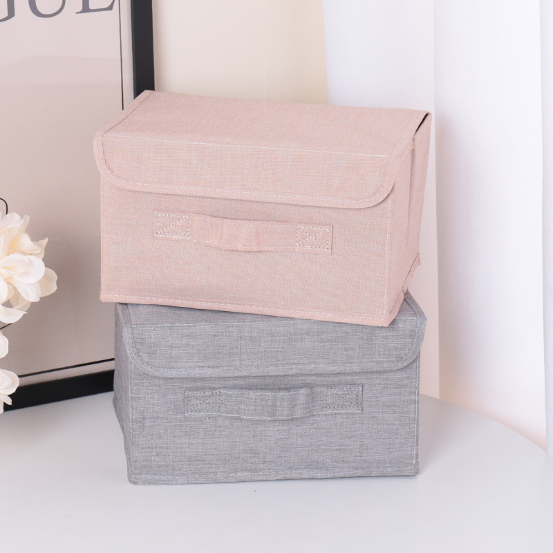 Small simple fabric storage box