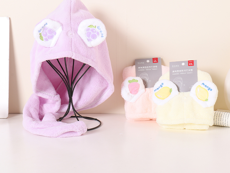 Delicious Orchard series dry hair hat