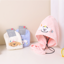 Happy puppy stereoscopic hair dryer hat