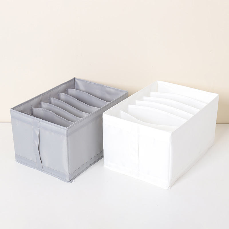 Fabric storage box for clothing